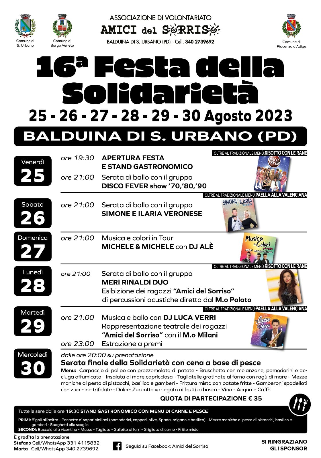 Festa della solidarietà Balliamo Liscio