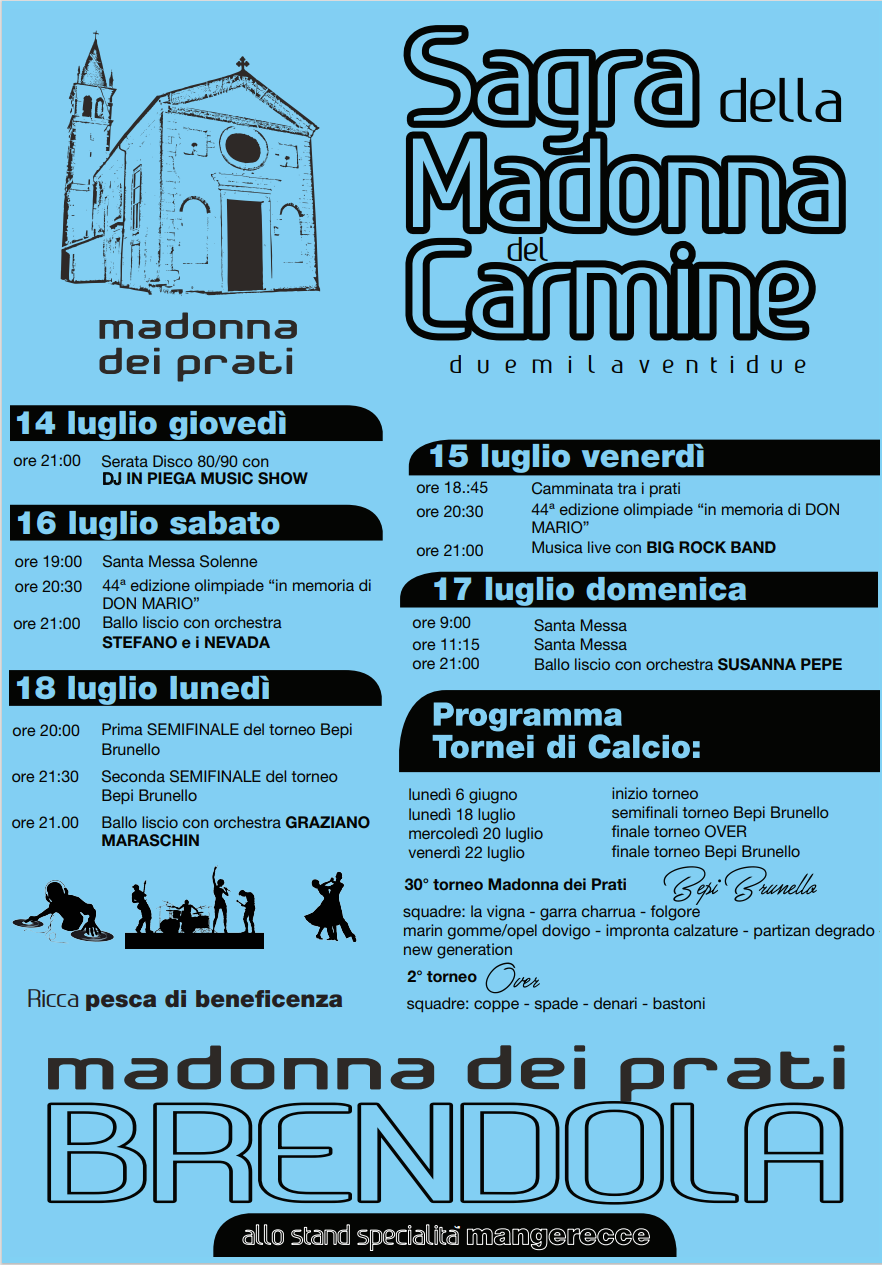 Sagra Della Madonna Del Carmine Balliamo Liscio